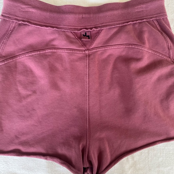 Women's Casual Burgundy Shorts - Picture 2 of 6